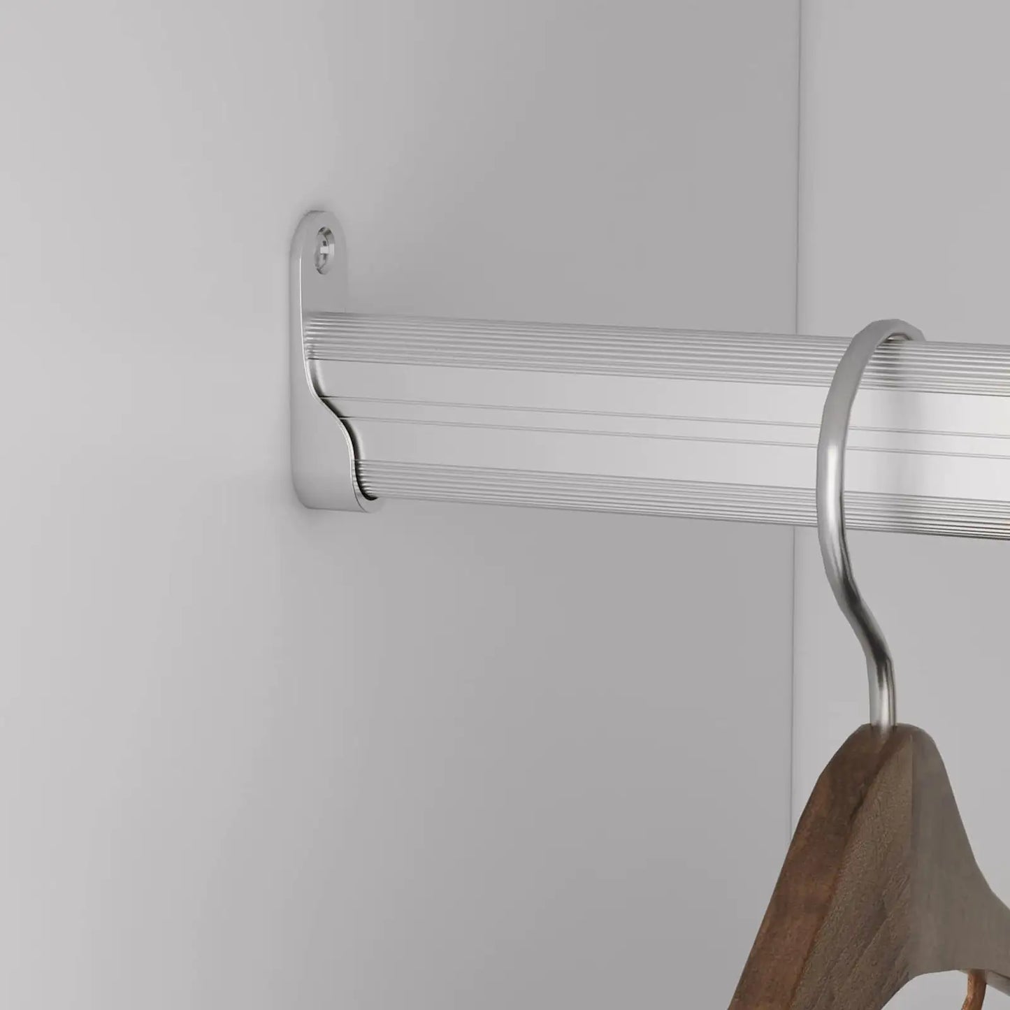 Bathroom white organizer shelves
