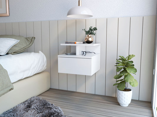 Floating nightstand